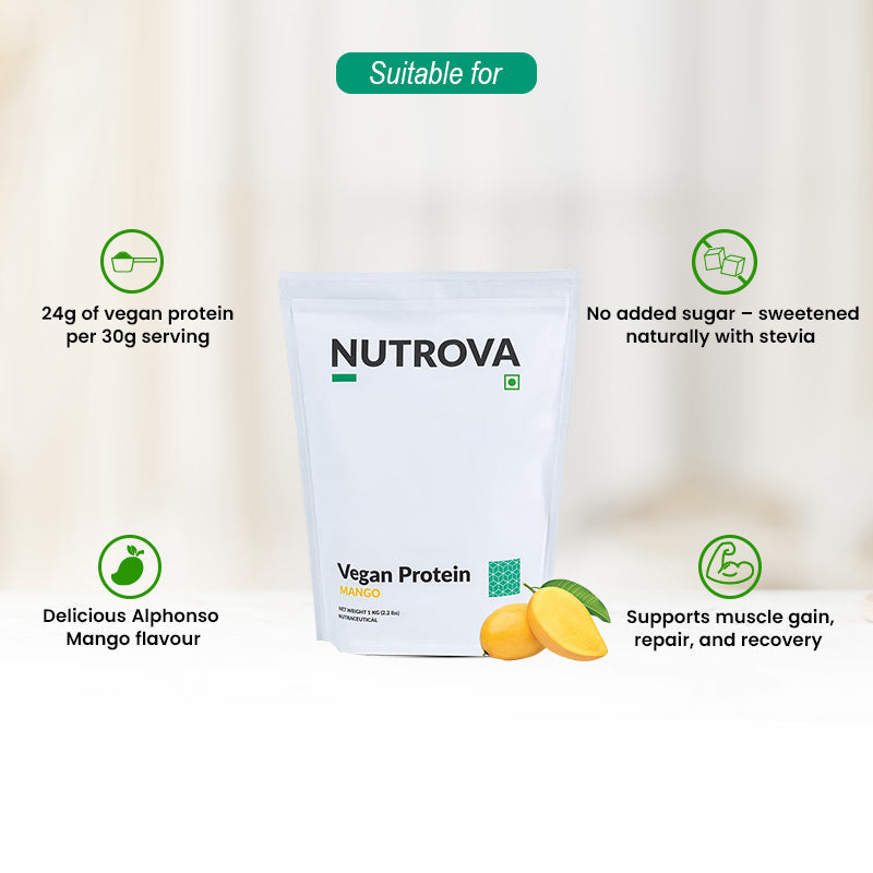 Nutrova Vegan Protein Mango 1000g