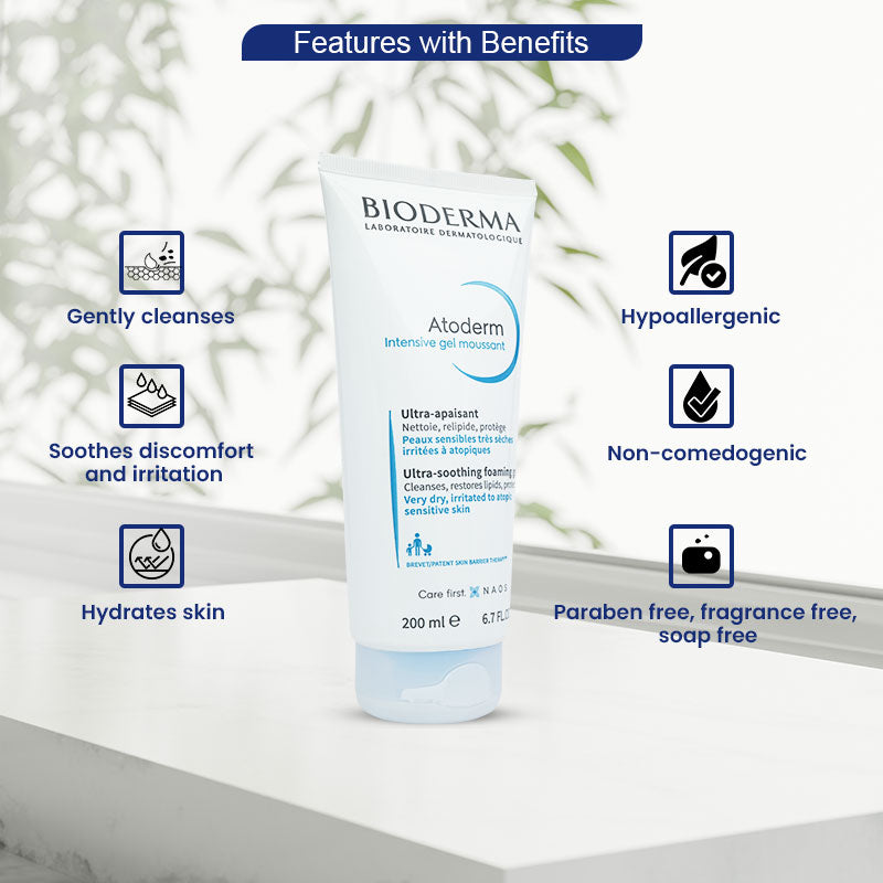 Bioderma Atoderm Intensive Gel Moussant cleanser 200 ml