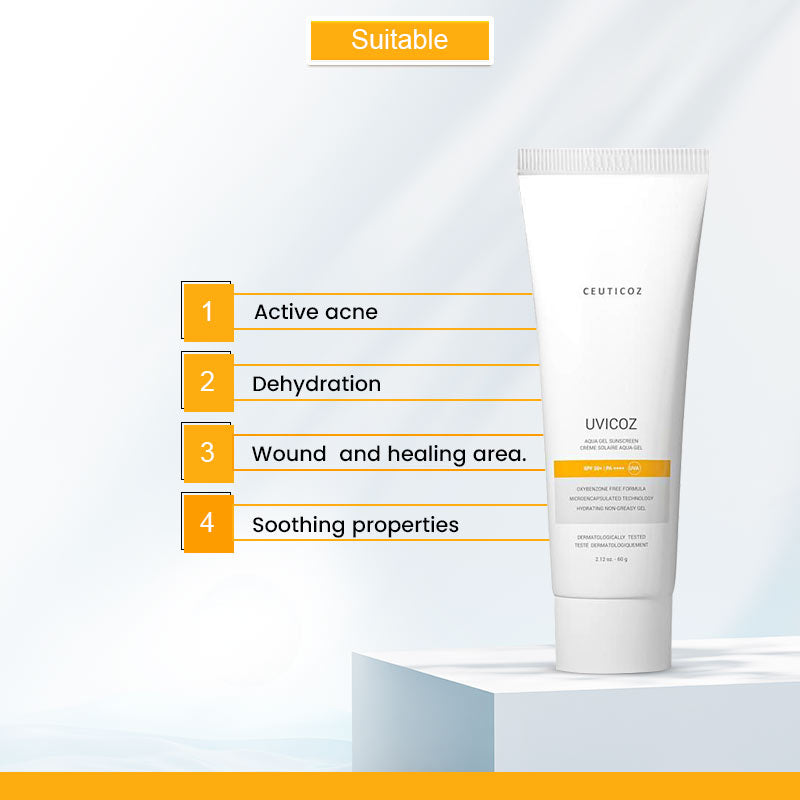 Ceuticoz Uvicoz Aqua Gel Sunscreen 60g