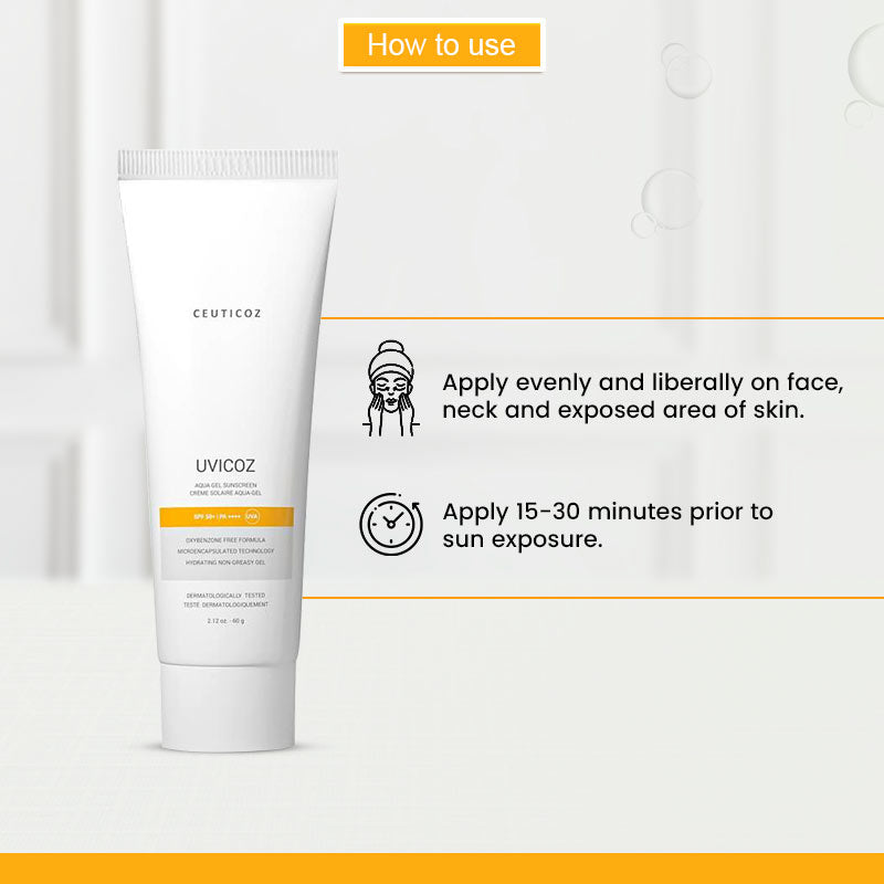Ceuticoz Uvicoz Aqua Gel Sunscreen 60g