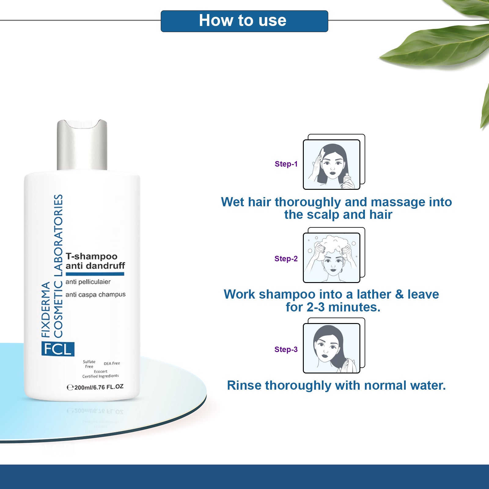 FCL T Shampoo anti dandruff 200 ML