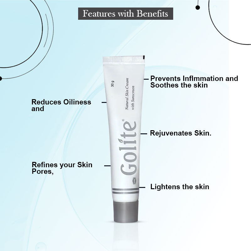 Golite Natural Skin cream with Sunscreen 30 gm
