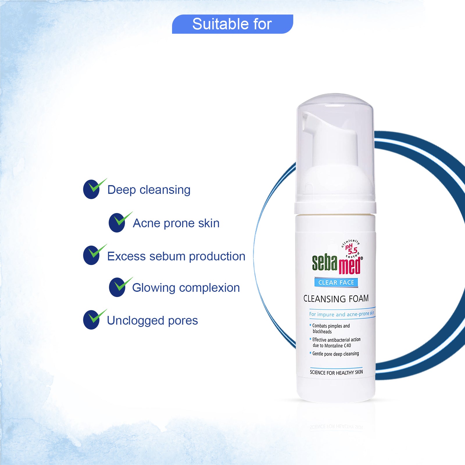 Sebamed Clear Face Cleansing Foam 50 ml