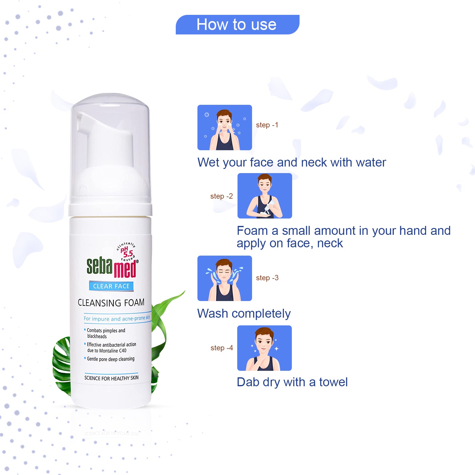 Sebamed Clear Face Cleansing Foam 50 ml