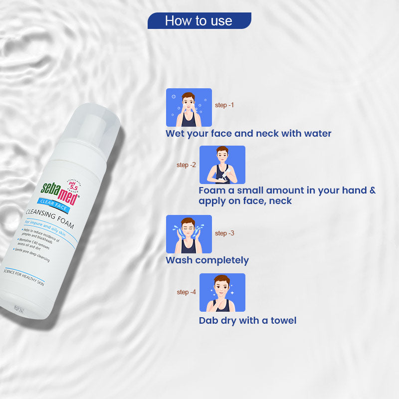Sebamed Clear Face Cleansing Foam 50ml