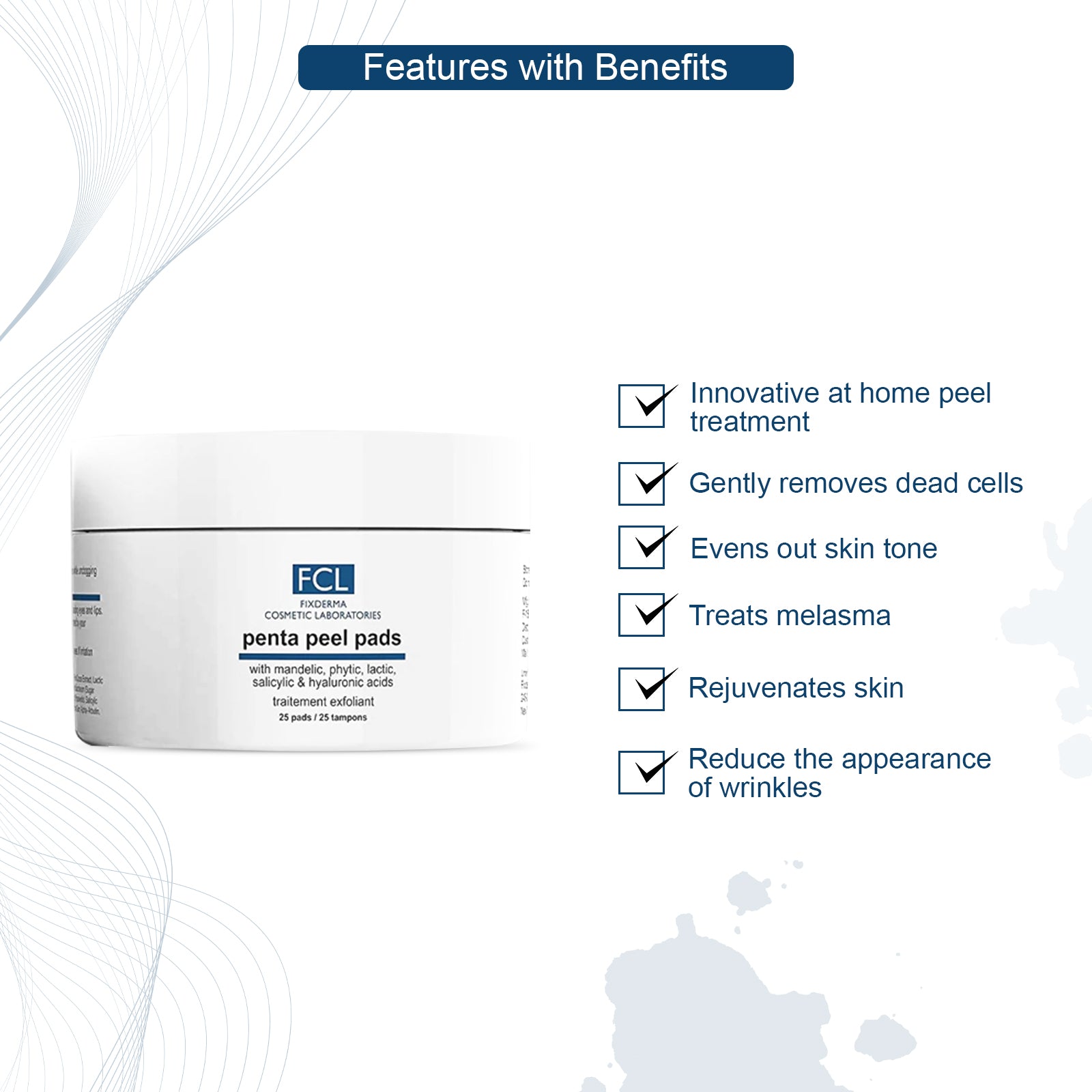 FCL Penta Peel Pads 25 PCS