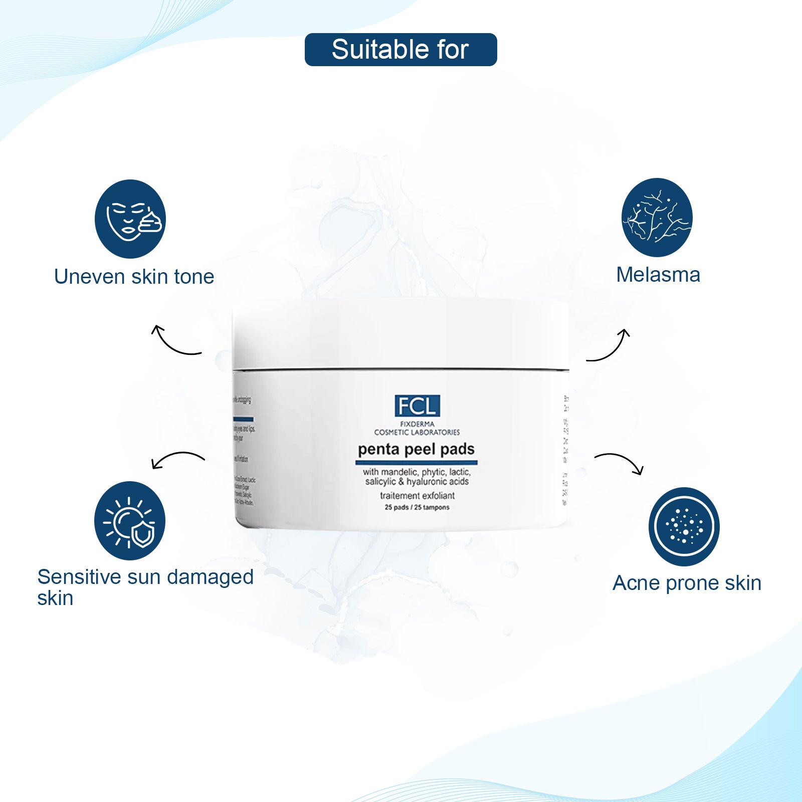 FCL Penta Peel Pads 25 PCS