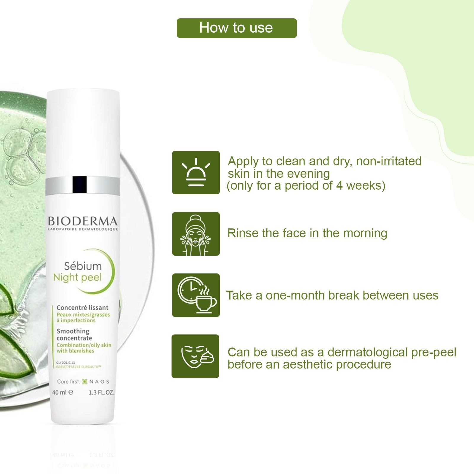 Bioderma Sebium Night Peel 40 ml