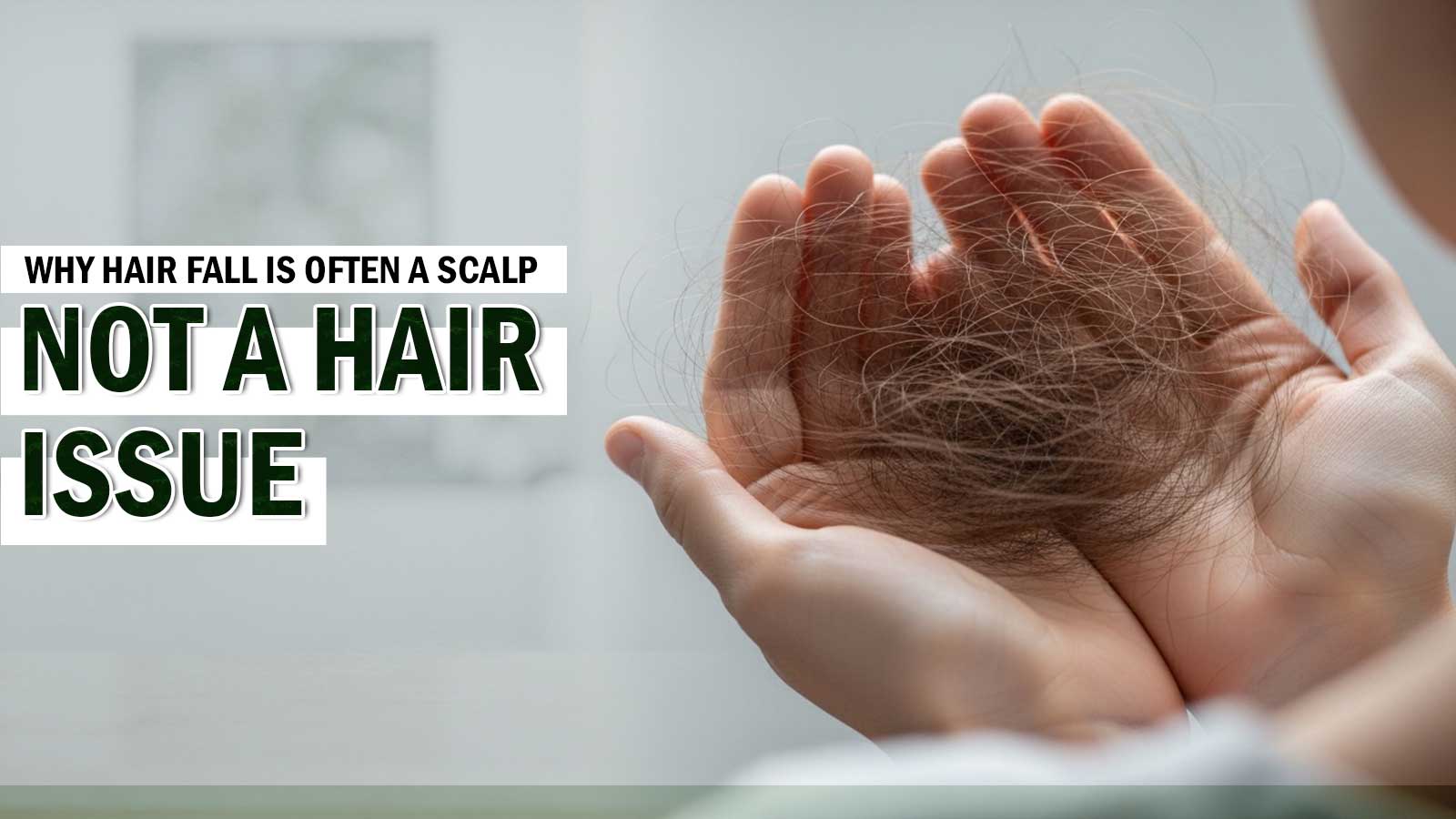 Why Hair Fall Is a Scalp Issue, Not Just a Hair Problem | Scalp Health Guide