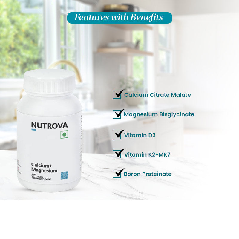 Nutrova Calcium + Magnesium 60units