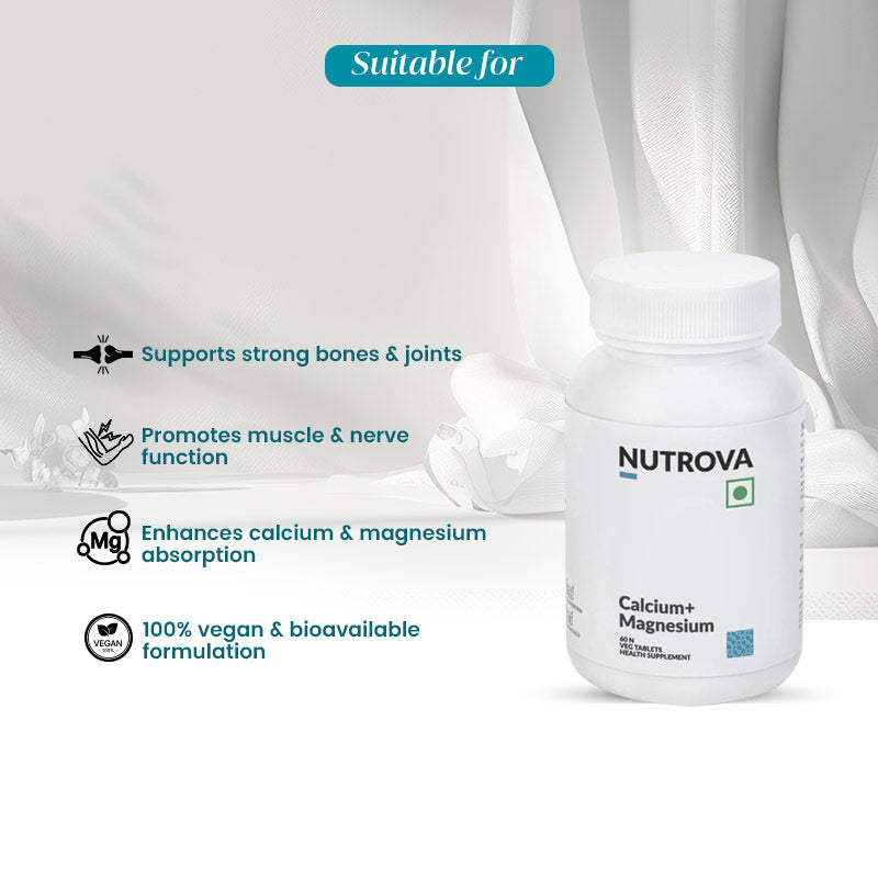 Nutrova Calcium + Magnesium 60units