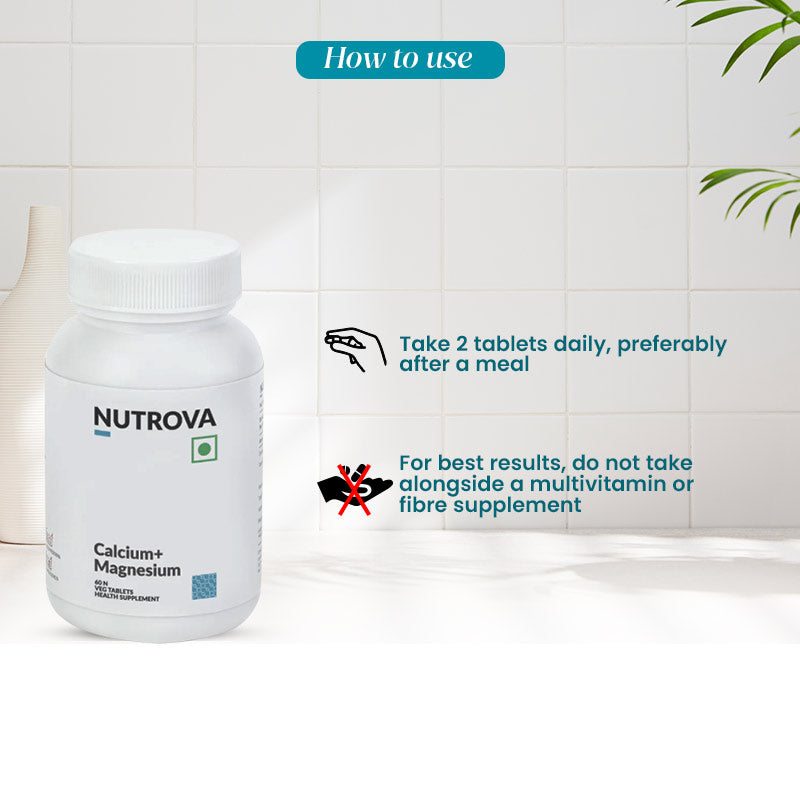 Nutrova Calcium + Magnesium 60units