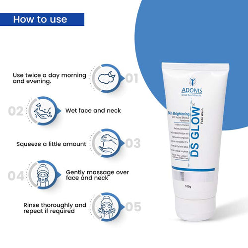 Buy Adonis DS Glow Face Wash 100 gm Online - Phimedy