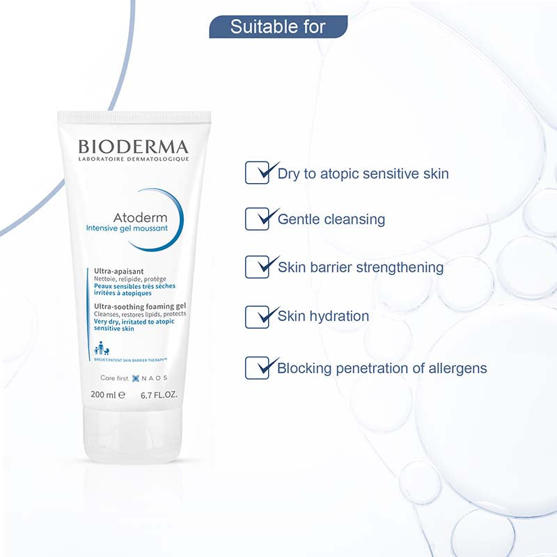 Bioderma Atoderm Intensive Gel Moussant cleanser 200 ml