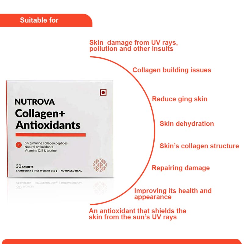 Nutrova Collagen Antioxidants 360gm