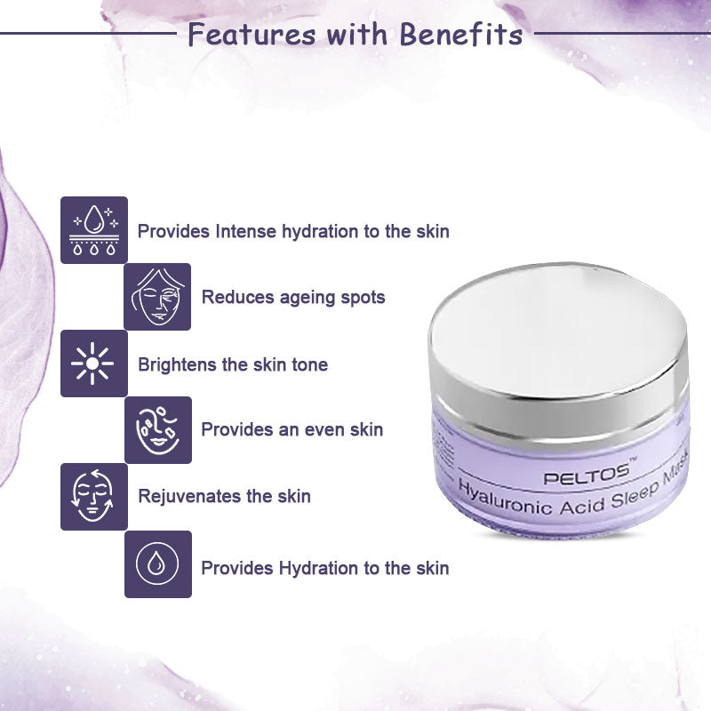 Peltos Hyaluronic Acid Sleep Mask