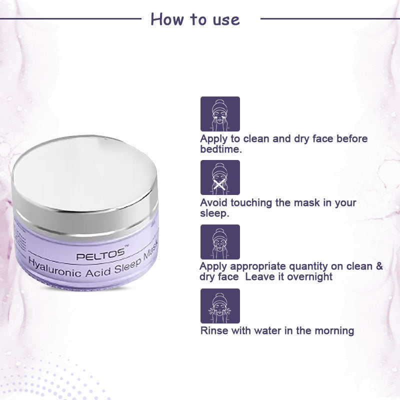 Peltos Hyaluronic Acid Sleep Mask