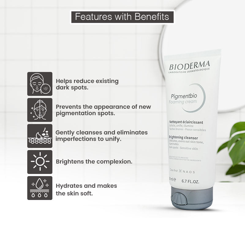 Bioderma PigmentBio Foaming cream facewash 200ml