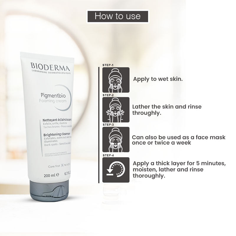 Bioderma PigmentBio Foaming cream facewash 200ml