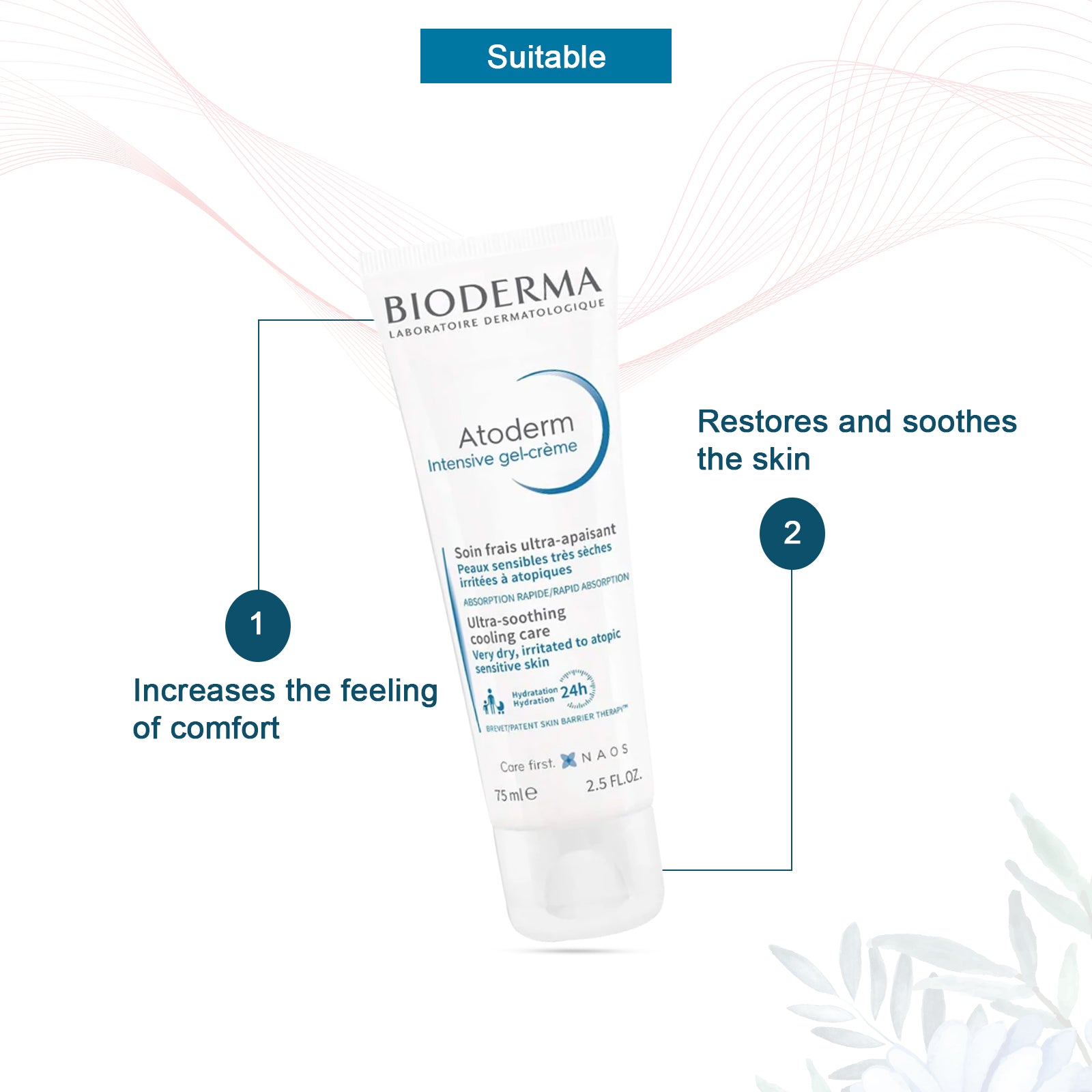 Bioderma Atoderm Creme Gel Cream 75 ml