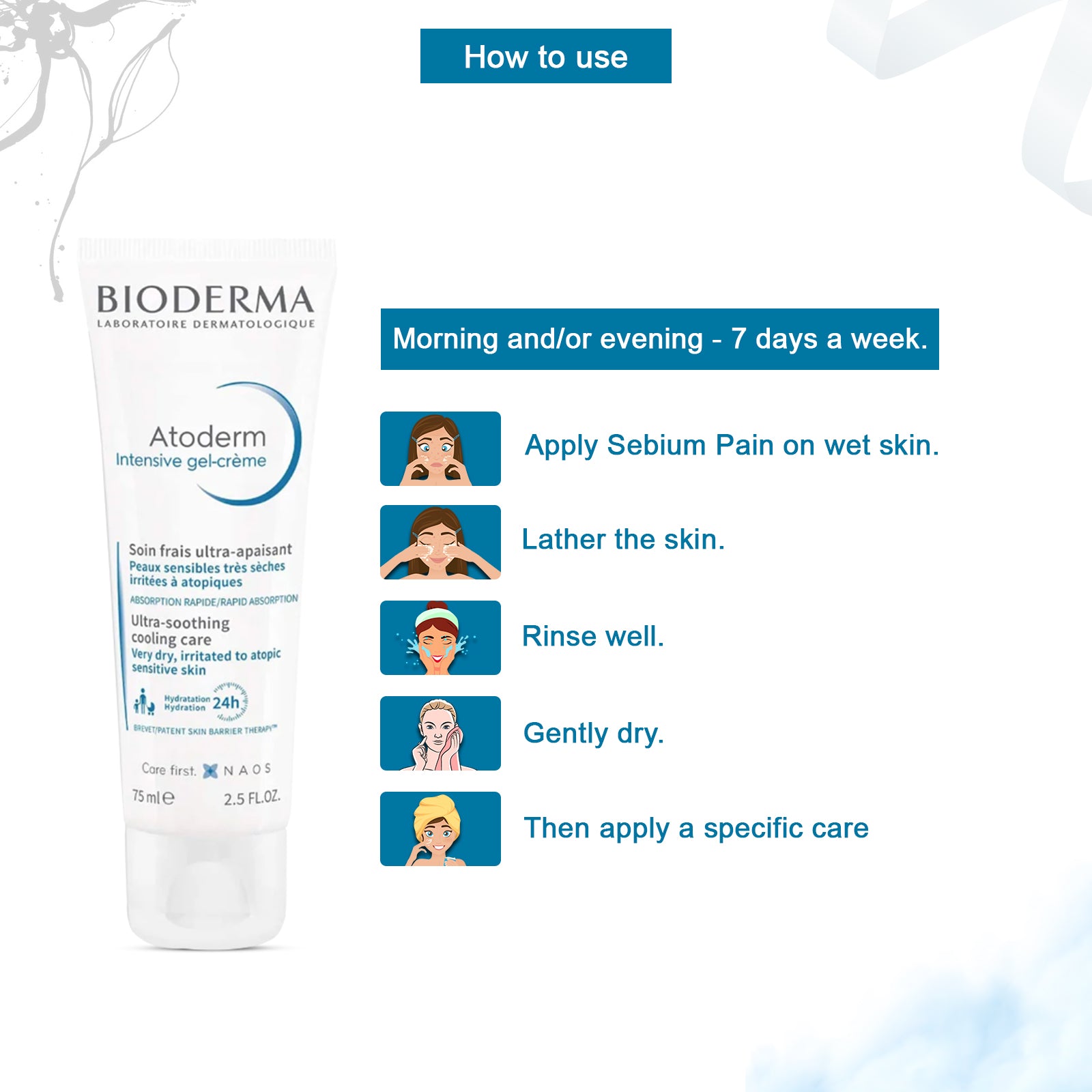 Bioderma Atoderm Creme Gel Cream 75 ml