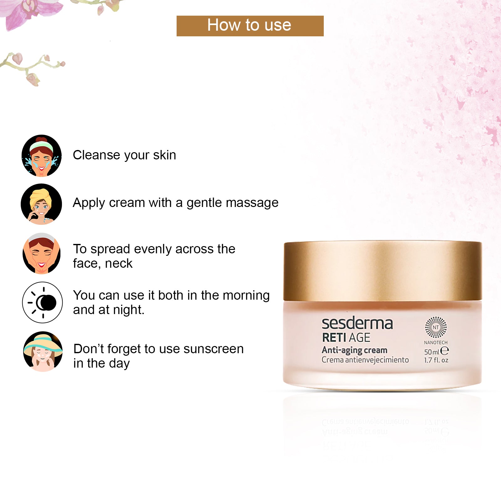 RETI AGE Gel Cream 1.7 fl. Oz